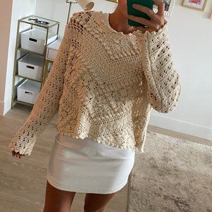 Zara Crochet Sweater
